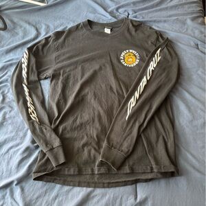 Santa Cruz Skateboards Black Long Sleeve Tee